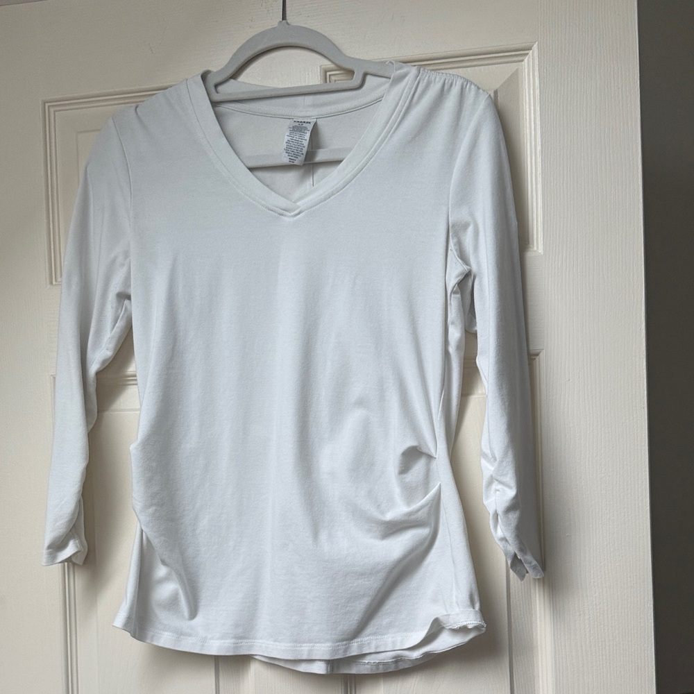 White V neck